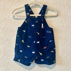 Carters Newborn baby boy safari romper
